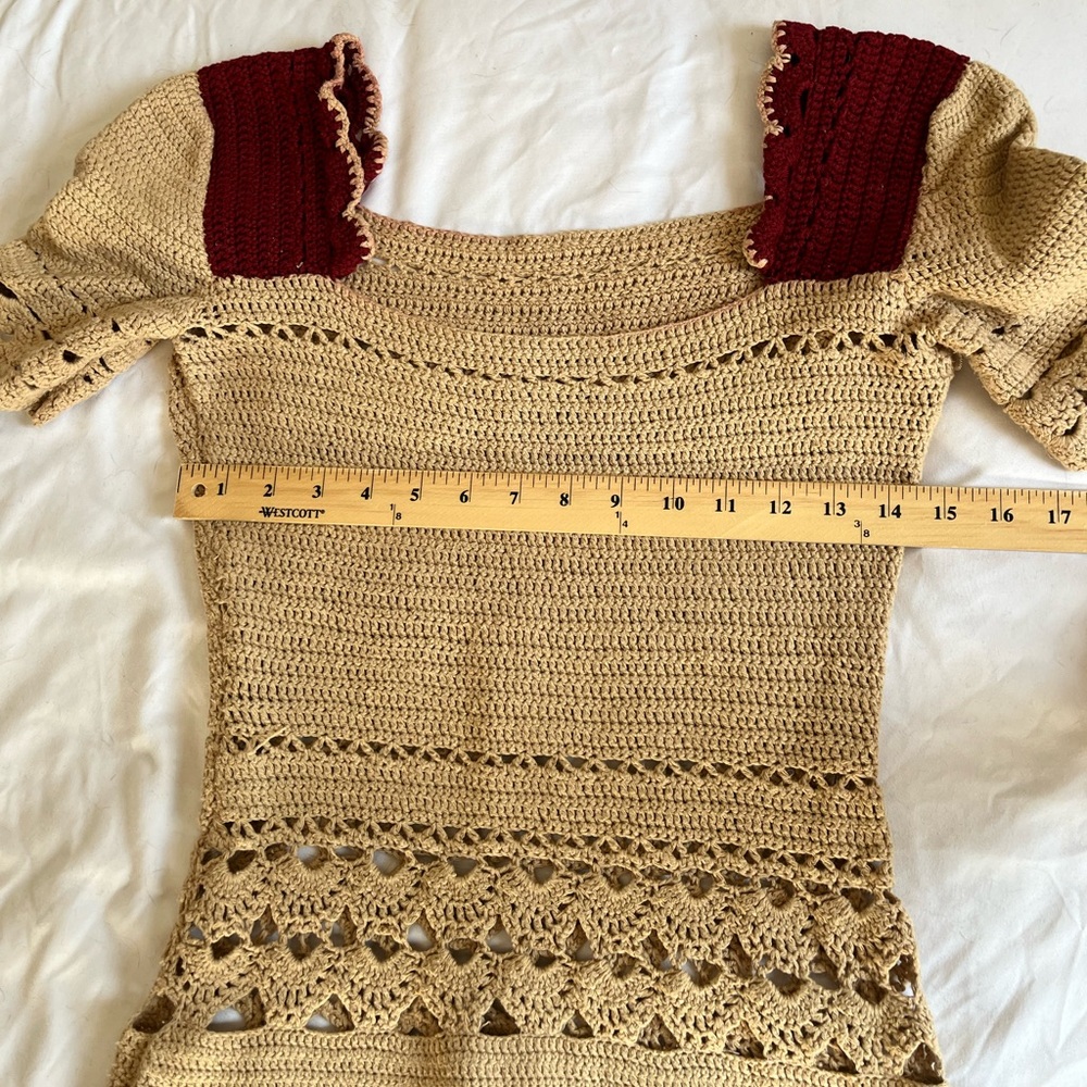 Stunning hand crocheted dress